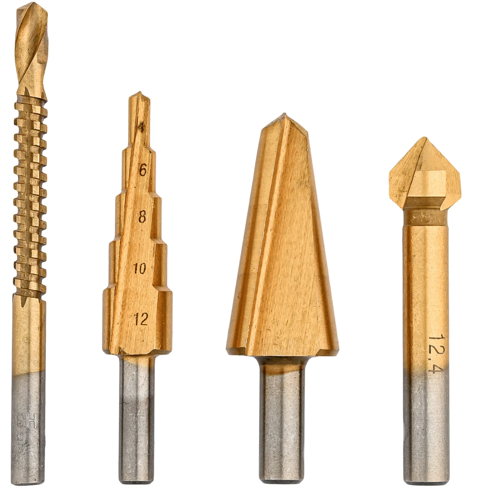 Wiertła uniwersalne do stali metalu rozwiertak pogłębiacz stożkowy 4el FALON-TECH