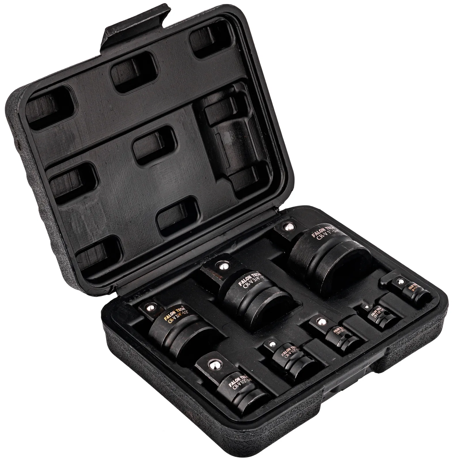 Adaptery redukcje redukcja zestaw 8 szt. 1/4" 3/8" 1/2" 3/4" FALON-TECH