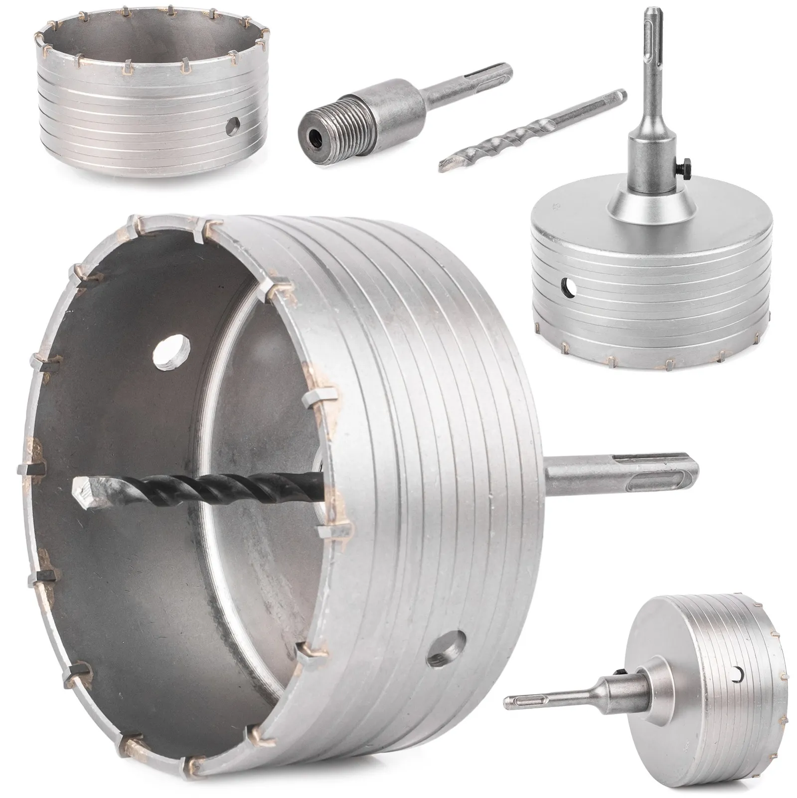 Otwornica 125mm SDS PLUS frez do betonu koronka otwornice pod puszkę FALON-TECH