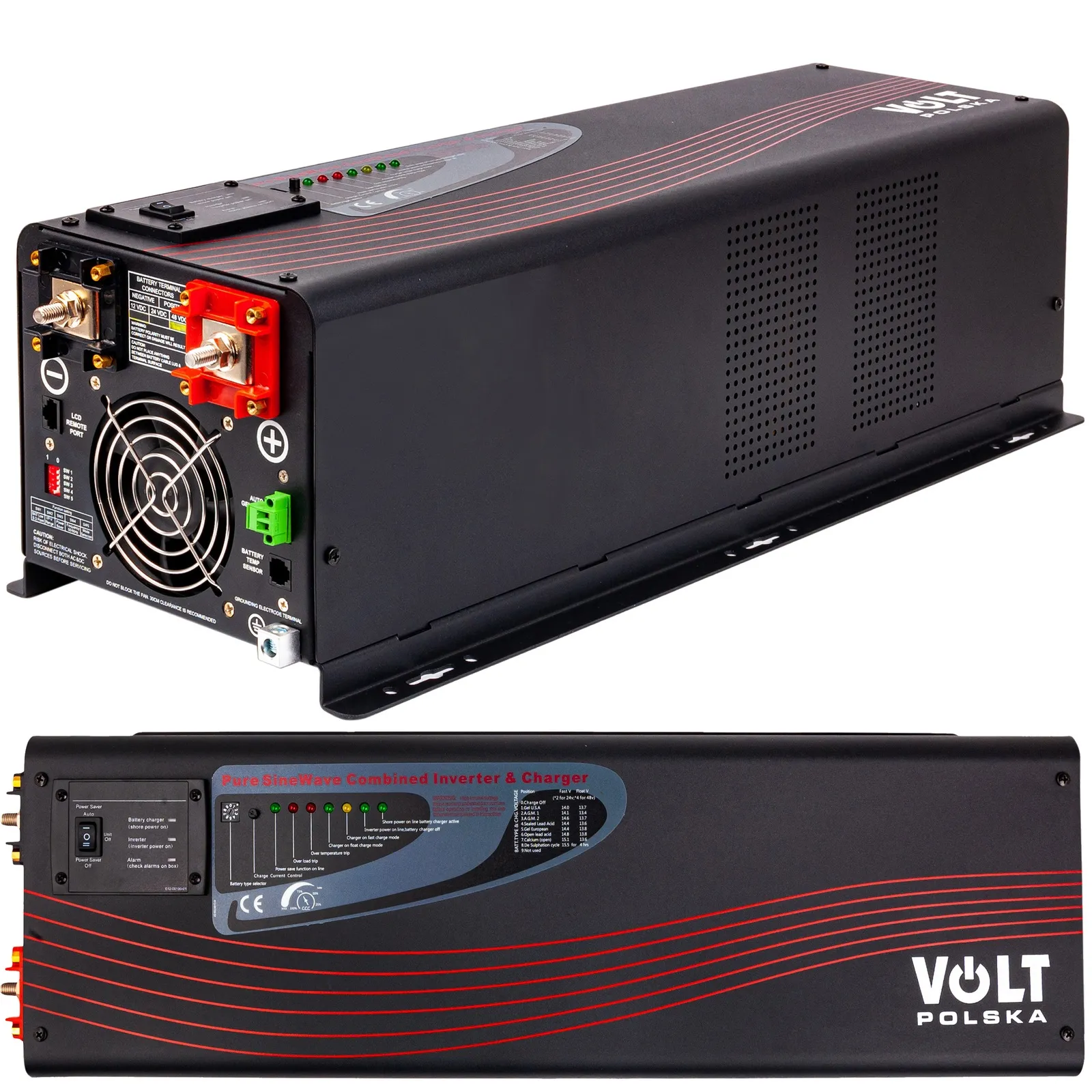 Przetwornica ups powersinus-3000w/9000w 48v / 230v 3000/9000w VOLT POLSKA