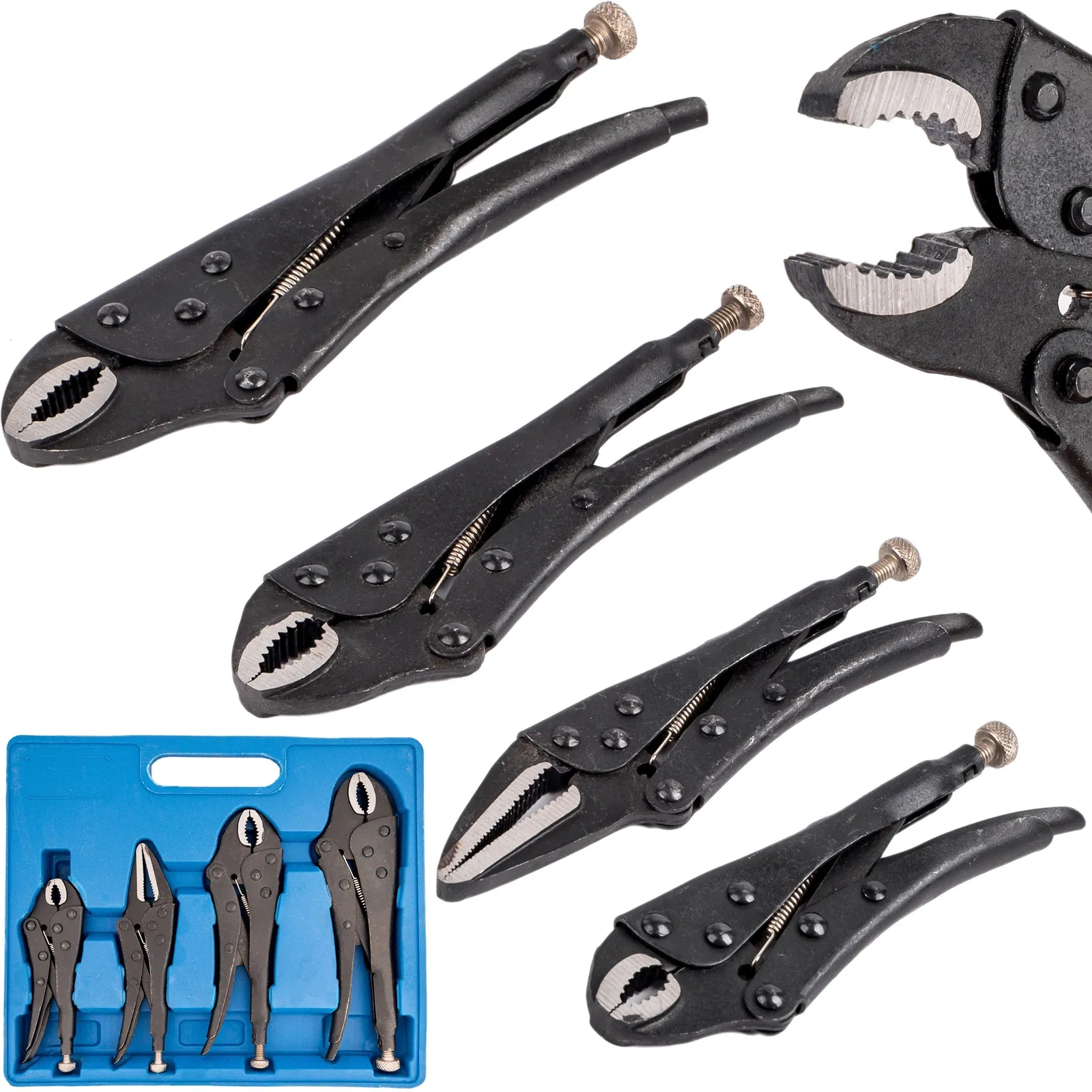 Szczypce zaciskowe spawalnicze morsa morse'a klucz żabka zaciskacze zestaw FALON-TECH