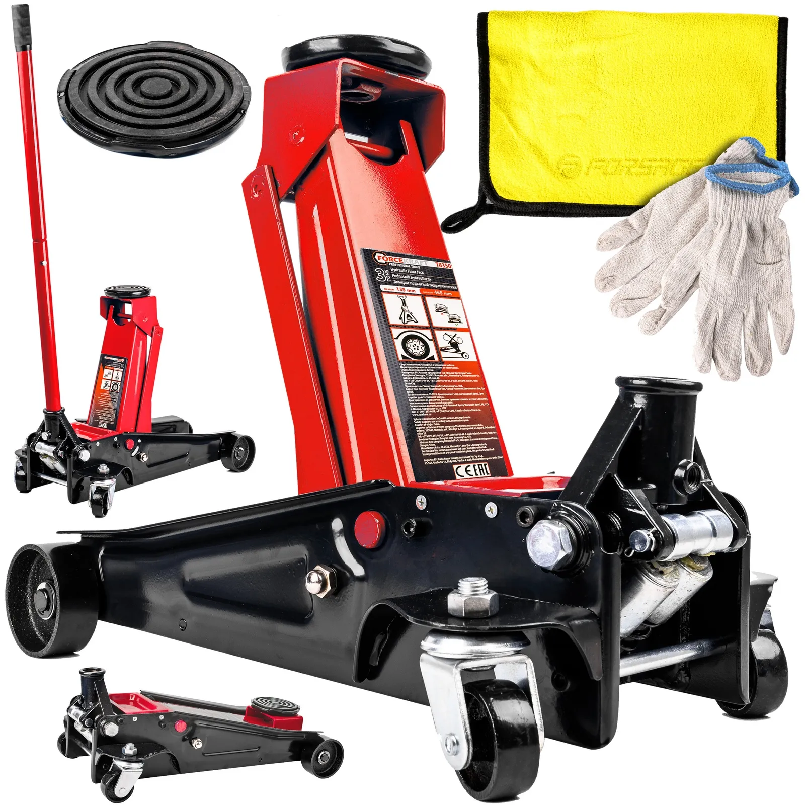 Podnośnik samochodowy niskoprofilowy żaba 3T FORSAGE