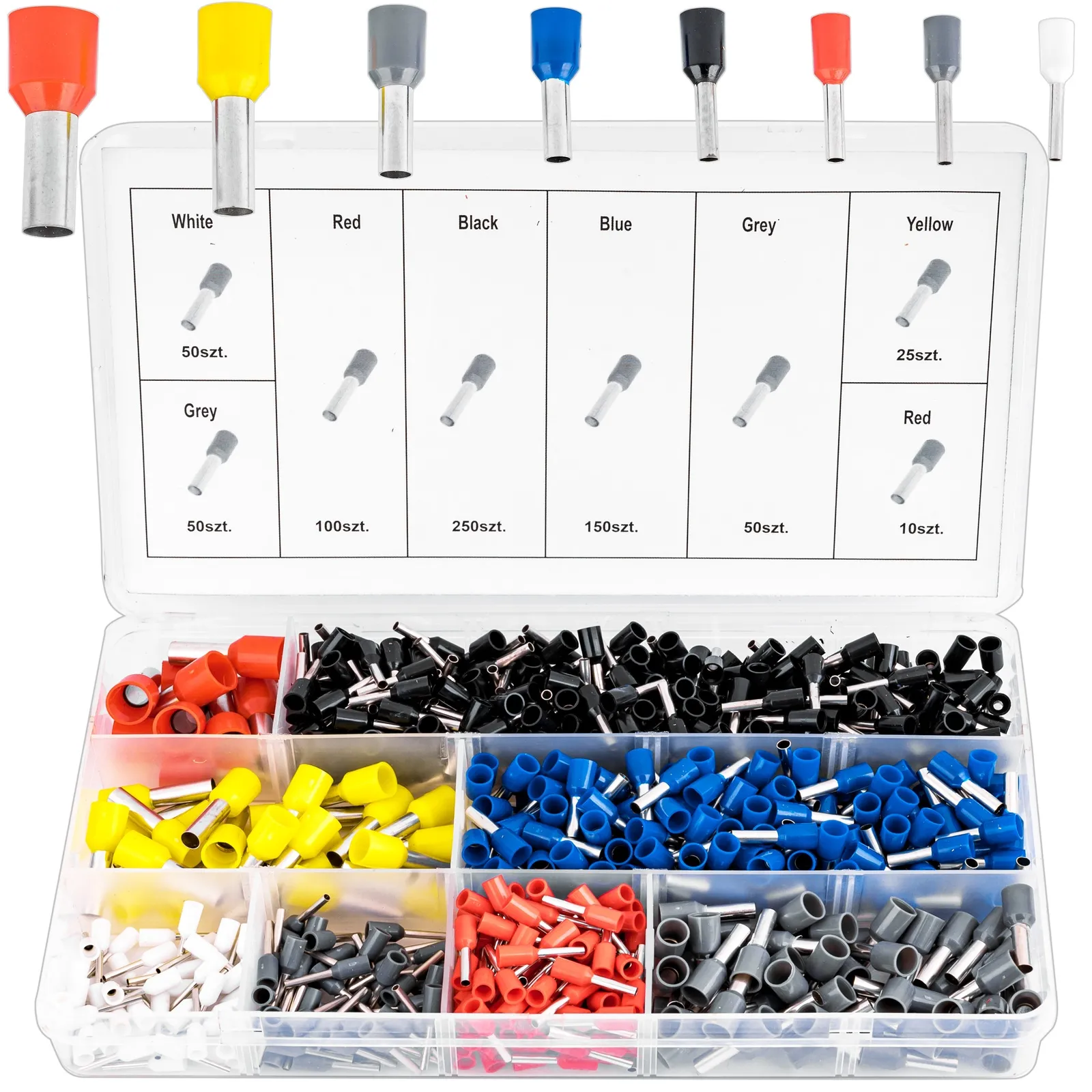 Tulejki izolowane końcówki kablowe konektory 685el FALON-TECH