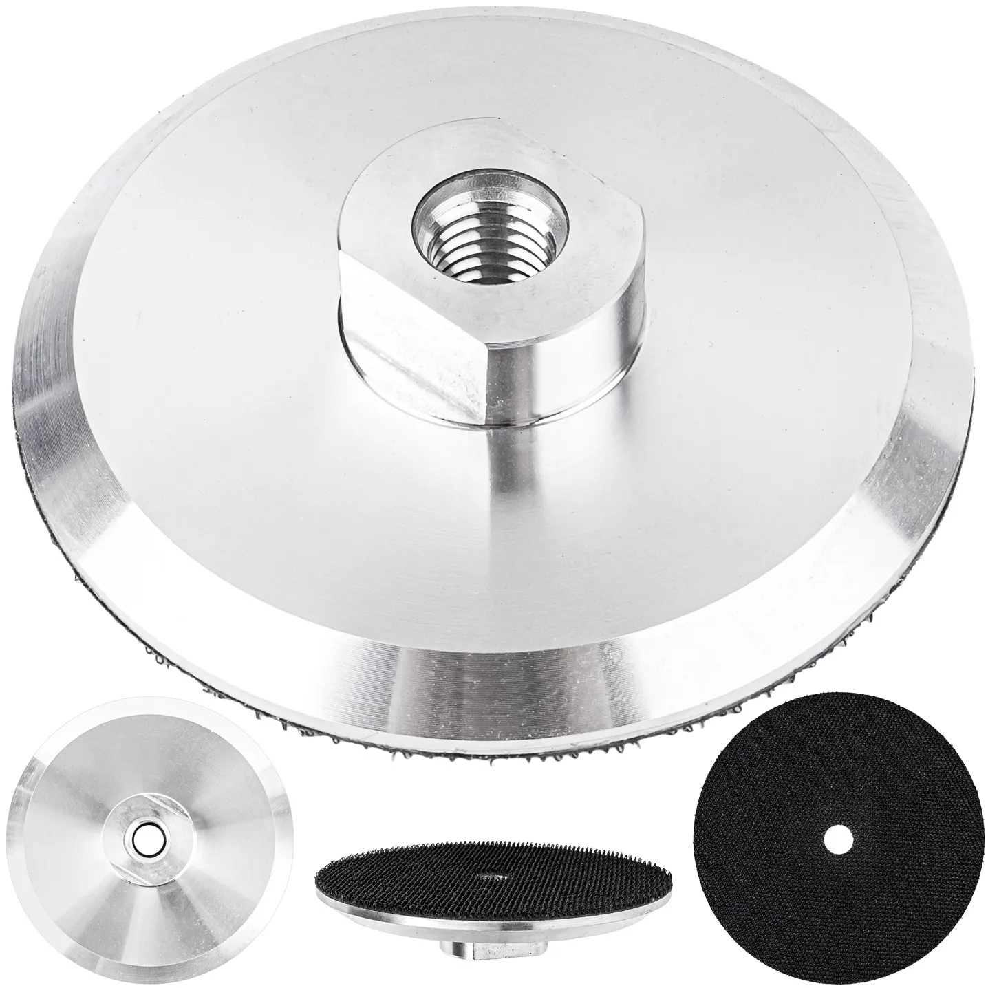 Adapter aluminiowy uchwyt pad dysk na rzep do tarcz polerskich m14 100 mm FALON-TECH