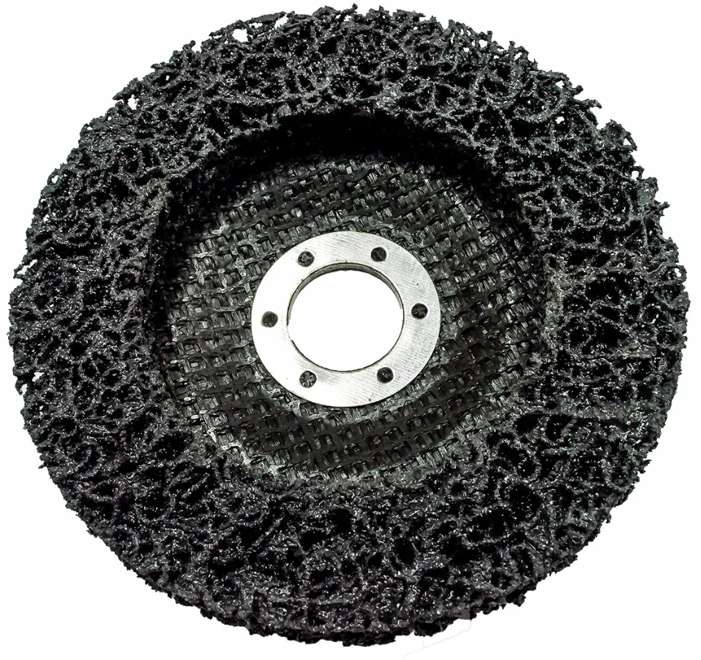 Tarcza ścierna ściernica z włókniny do usuwania rdzy 125 mm metal inox GEKO