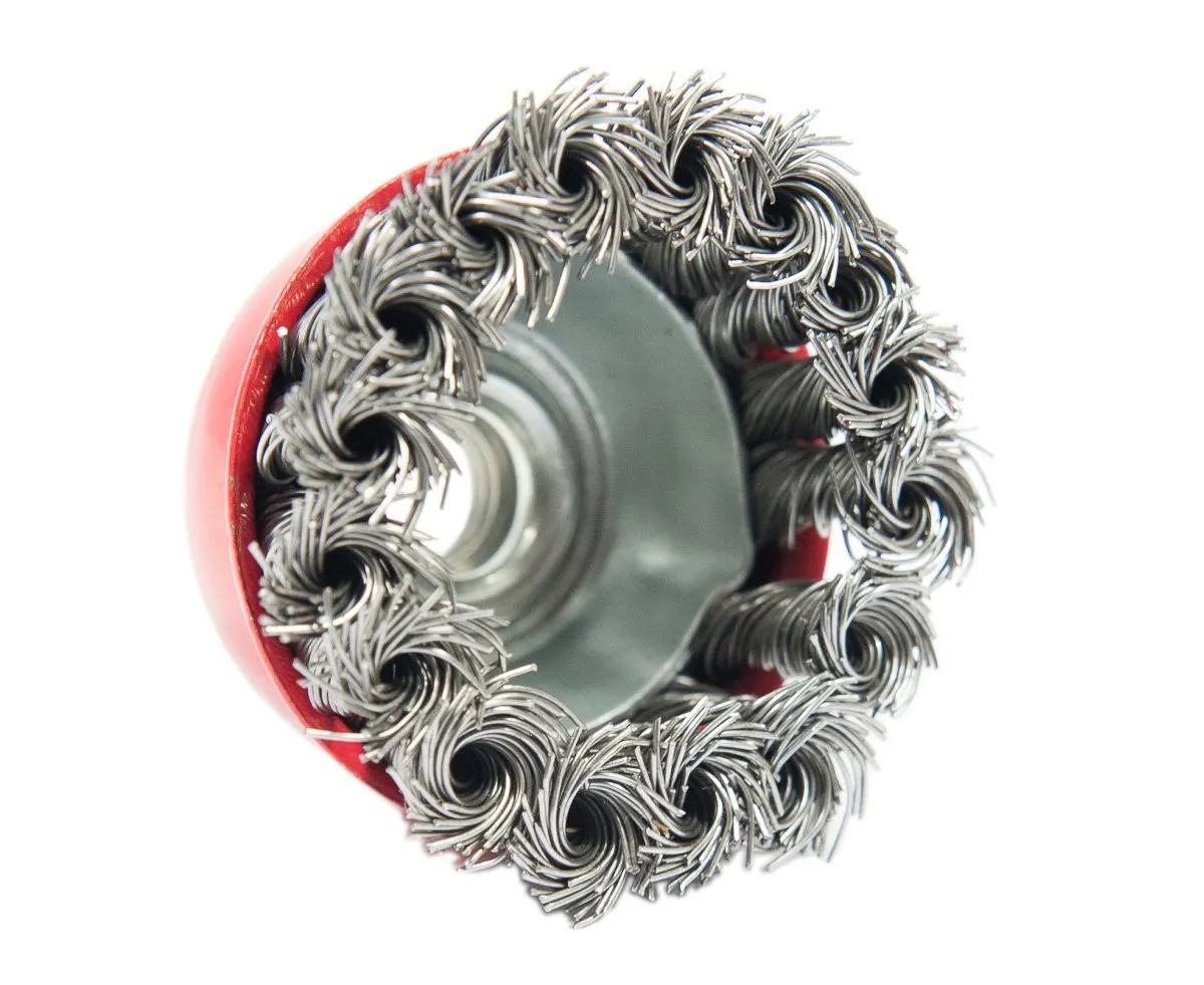 Szczotka druciana drut skręcany M14 125 mm FALON-TECH