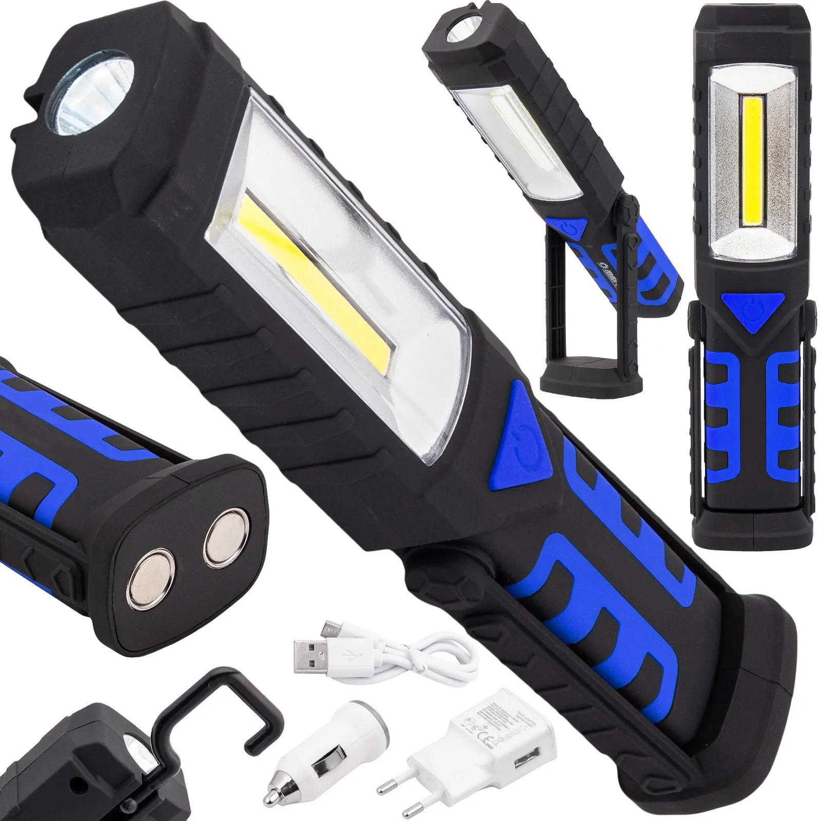 Latarka warsztatowa lampka LED akumulatorowa FALON-TECH