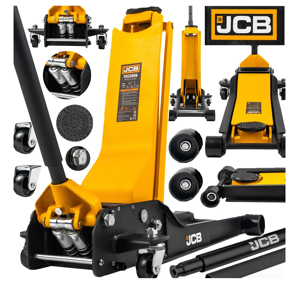 Podnośnik warsztatowy hydrauliczny niskoprofilowy 1,5T JCB