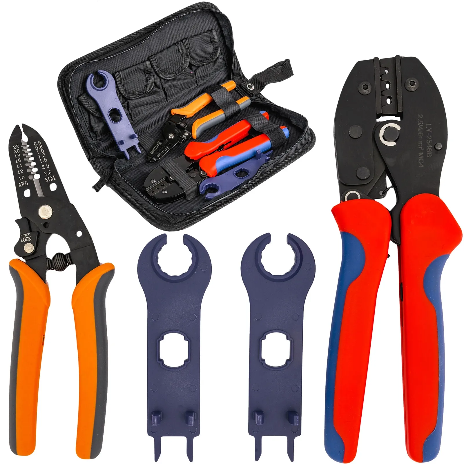 Zestaw do zarabiania wtyczek MC4 przewodów solarnych klucze zaciskarka VOLT POLSKA