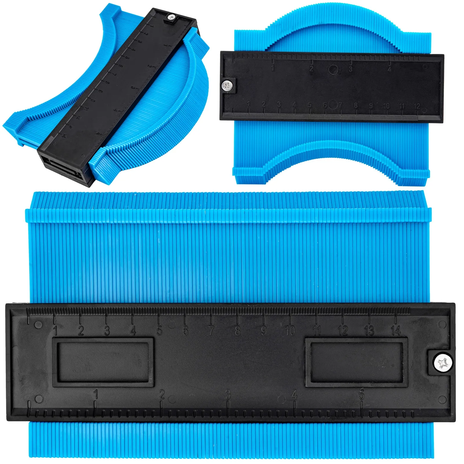 Wzornik szablon przymiar odwzorowania kształtów duplikator 150 mm 15cm FALON-TECH