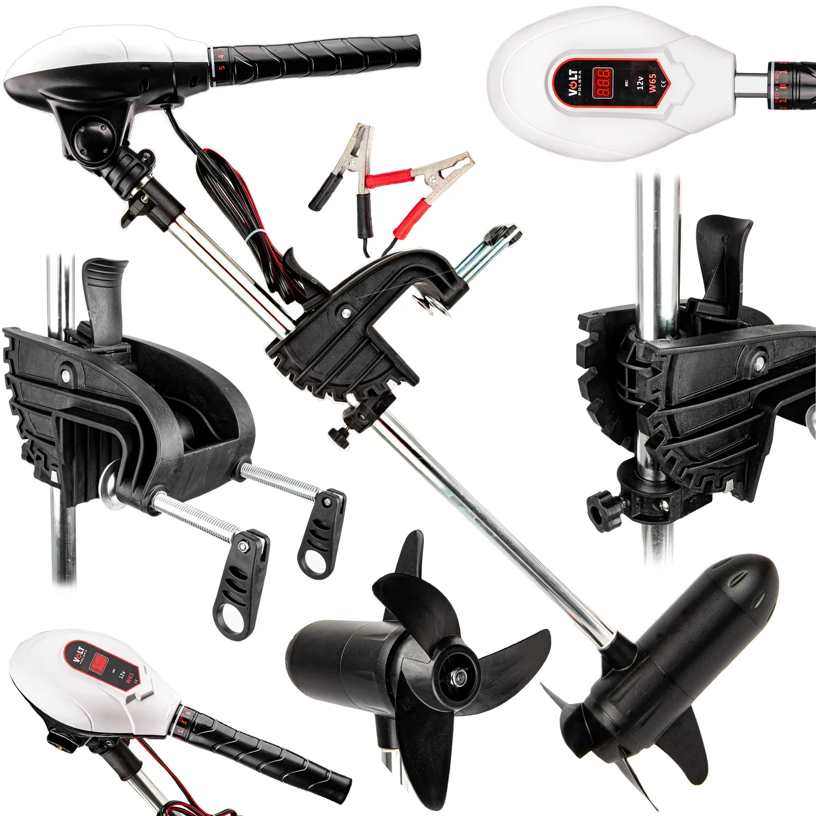 Silnik elektryczny zaburtowy do pontonu łodzi 70 lb VOLT POLSKA