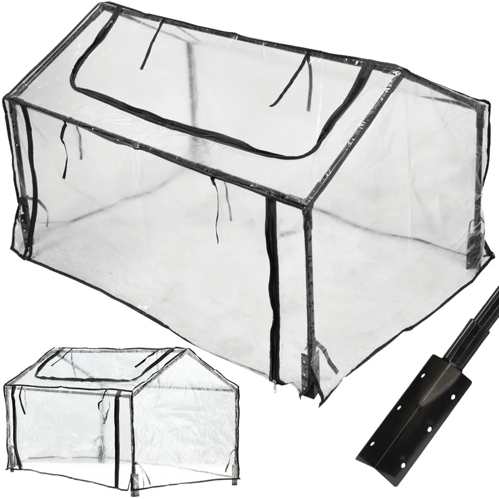 Tunel foliowy folia szklarnia ogrodowa 120x80x60 cm YATO