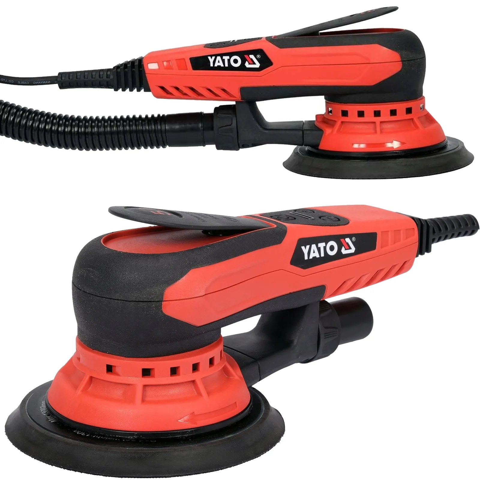 Szlifierka mimośrodowa sieciowa oscylacyjna do szlifowania 350w YT-82206 YATO