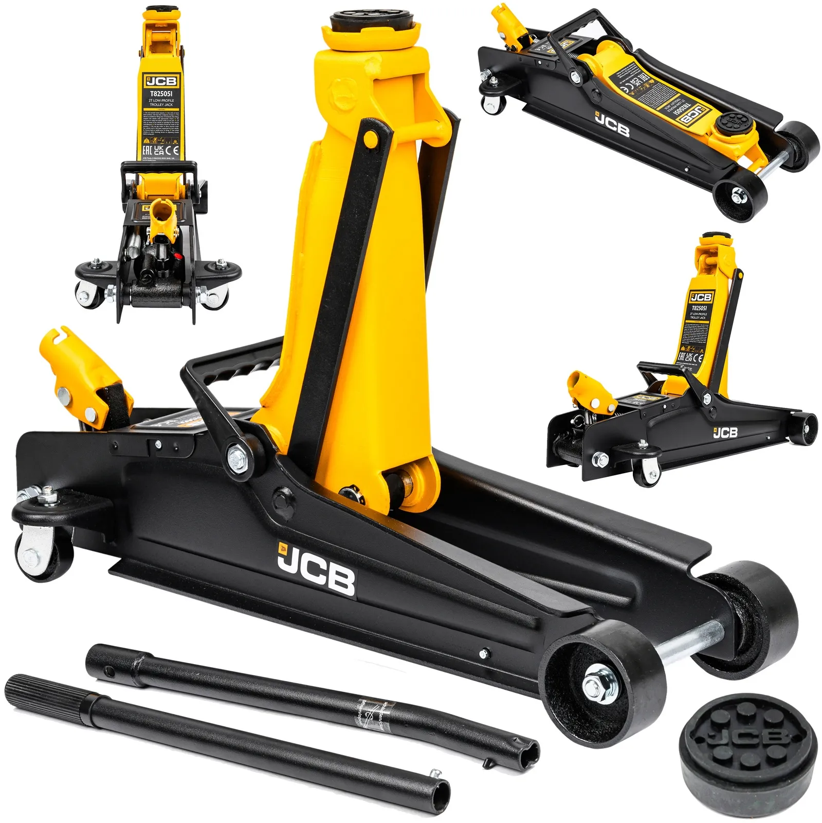 Podnośnik samochodowy żaba hydrauliczny niskoprofilowy lewarek 2 tony JCB