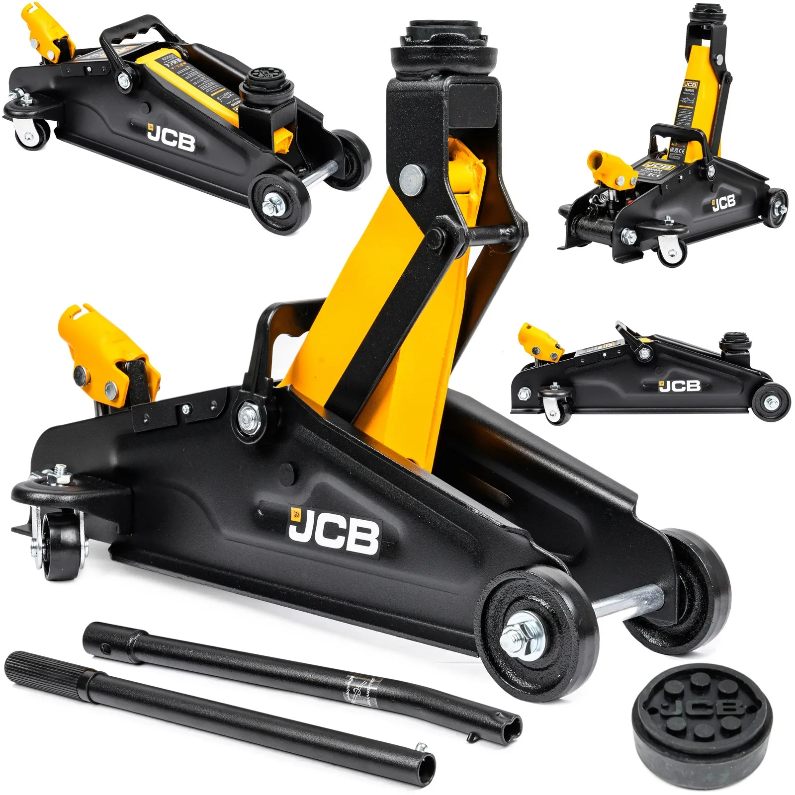 Podnośnik samochodowy żaba hydrauliczny niskoprofilowy lewarek 2 tony JCB