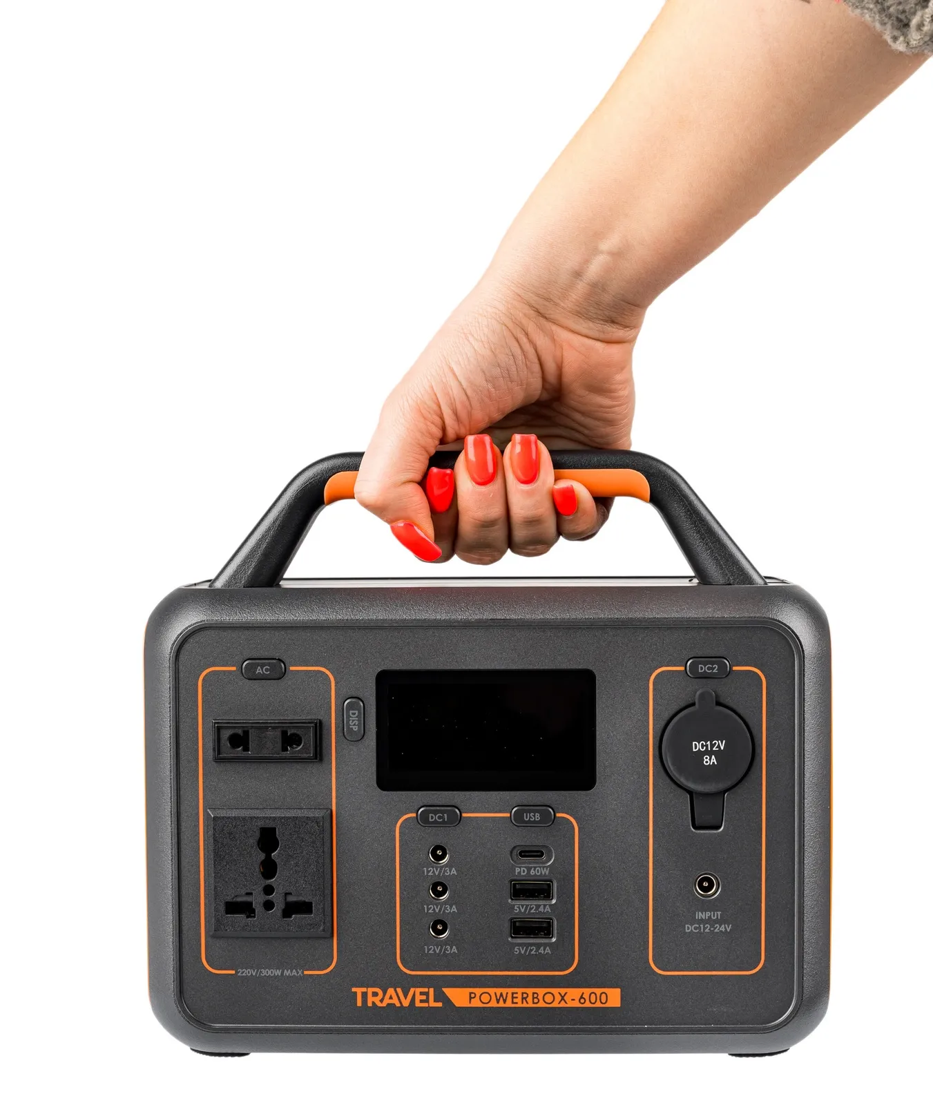 Przenośna stacja zasilania travel POWERBOX OPTI 600 280Wh 26Ah VOLT POLSKA YT