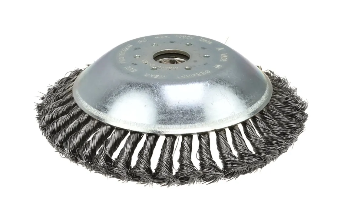 Szczotka druciana tarczowa skręcana do podkaszarki 200x25,4 PROFI GEKO