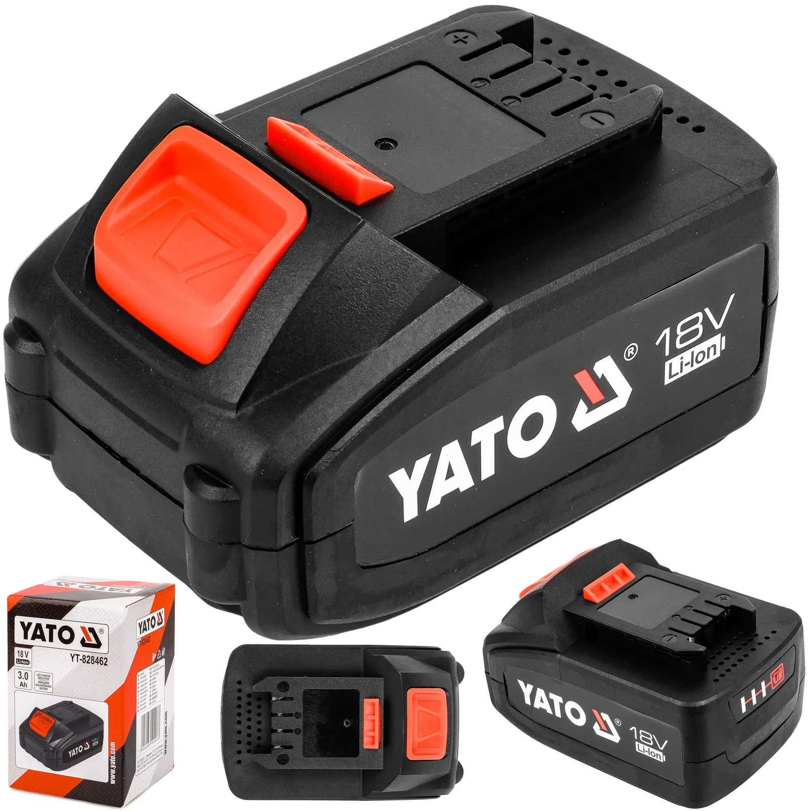 Akumulator 18V LI-ION 3,0Ah bateria do elektronarzędzi system ładowarka YATO