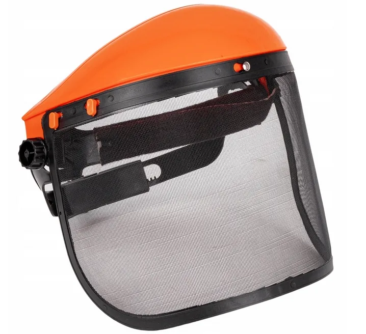 Maska przyłbica ochronna twarzy osłona pcv do kosy