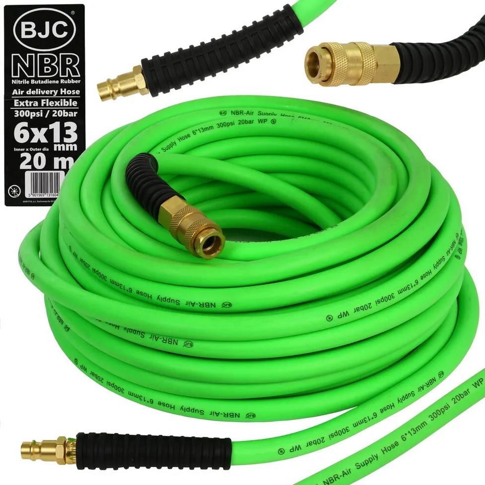 Profesjonalny wąż ciśnieniowy zakuwany 6x13mm 20m BJC