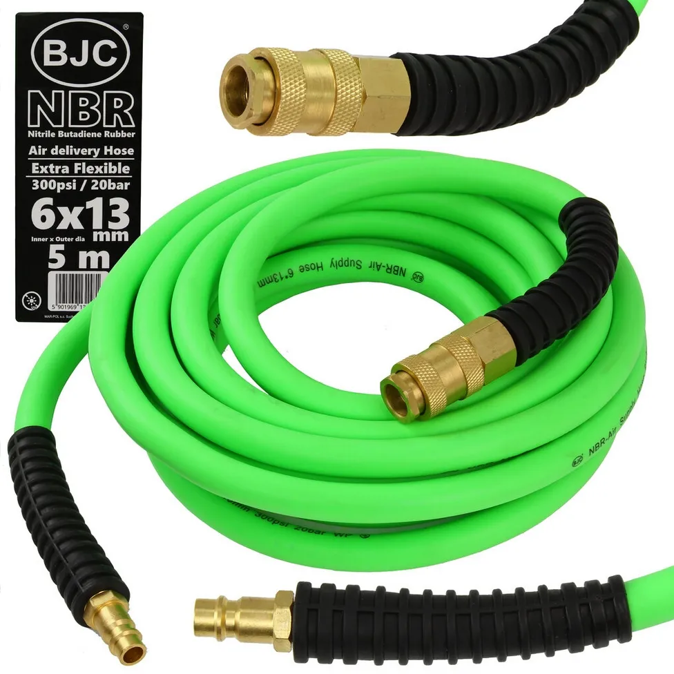 Profesjonalny wąż ciśnieniowy zakuwany 6x13mm 5m BJC