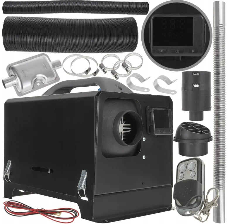 Nagrzewnica samochodowa webasto 12V 8kW zintegrowany zbiornik paliwa GEKO