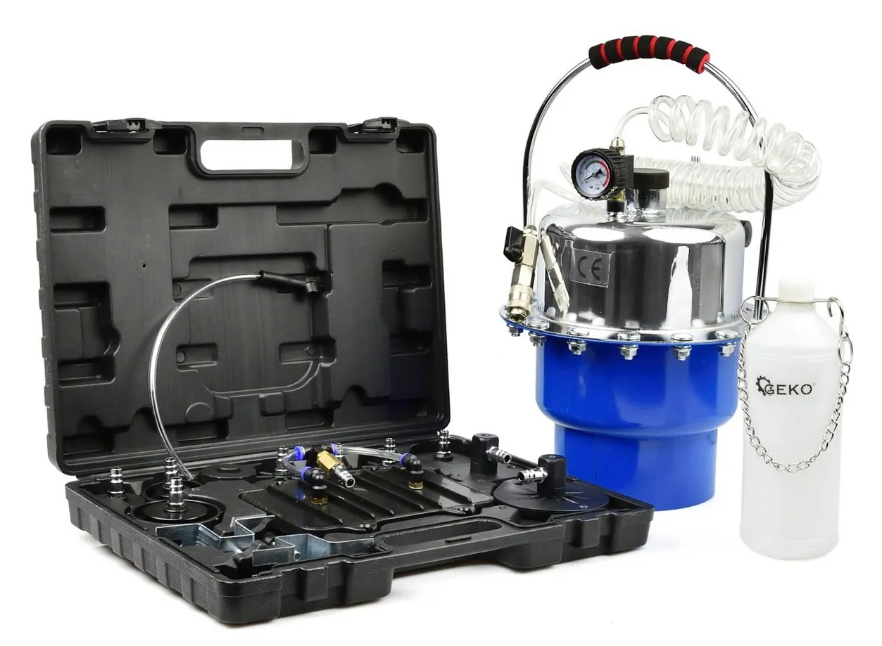 Zestaw do odpowietrzania hamulców wymiany płynu hamulcowego GEKO