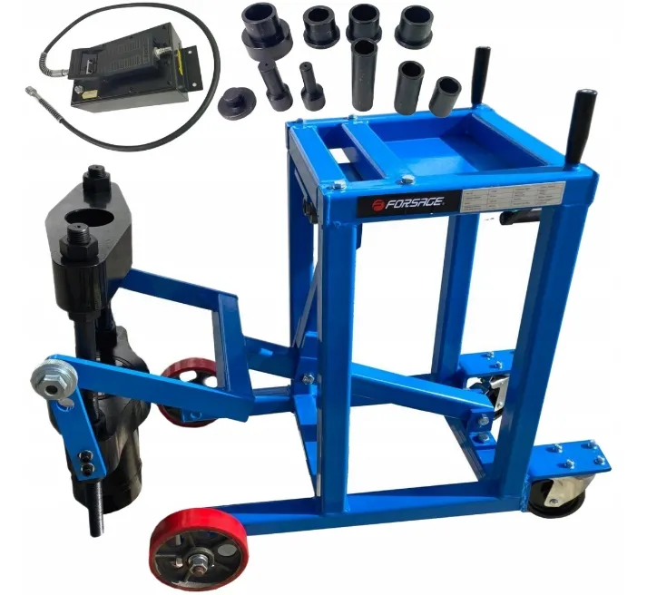 Prasa mobilna pneumatyczna hydrauliczna do sworzni mocna solidna 75T FORSAGE
