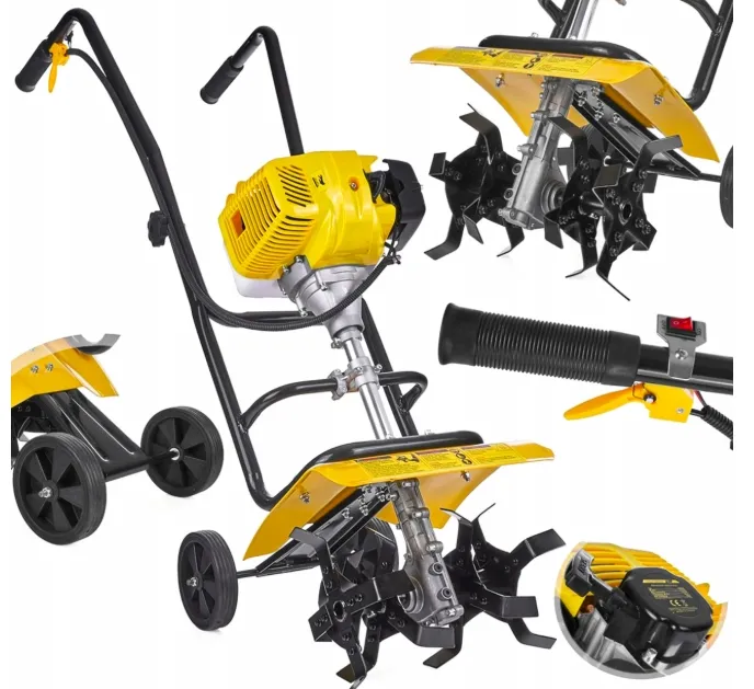 Glebogryzarka spalinowa kultywator do ziemi 2,6Kw 56cm 52cm³ G84008 GEKO