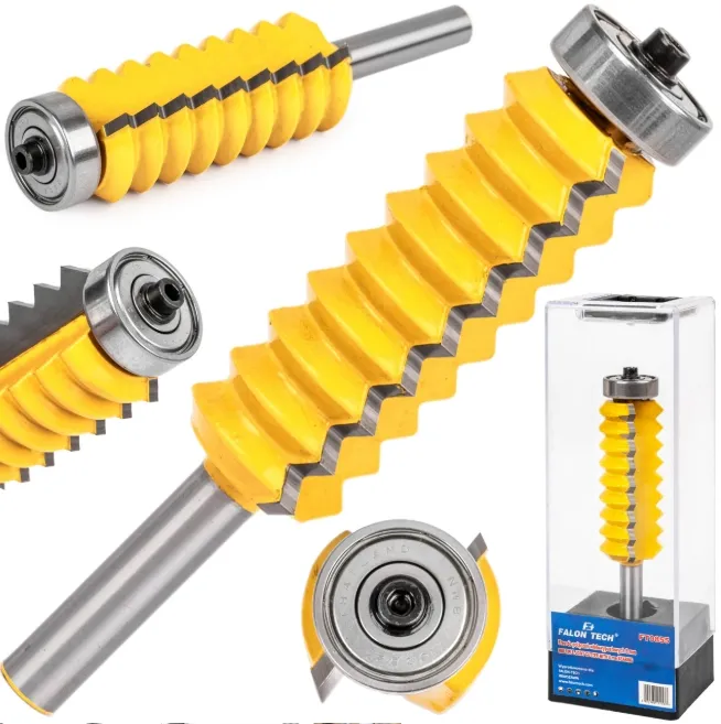 Frez trzpieniowy do połączeń wielowpustkowych 8mm wiertło do drewna beczek FALON-TECH