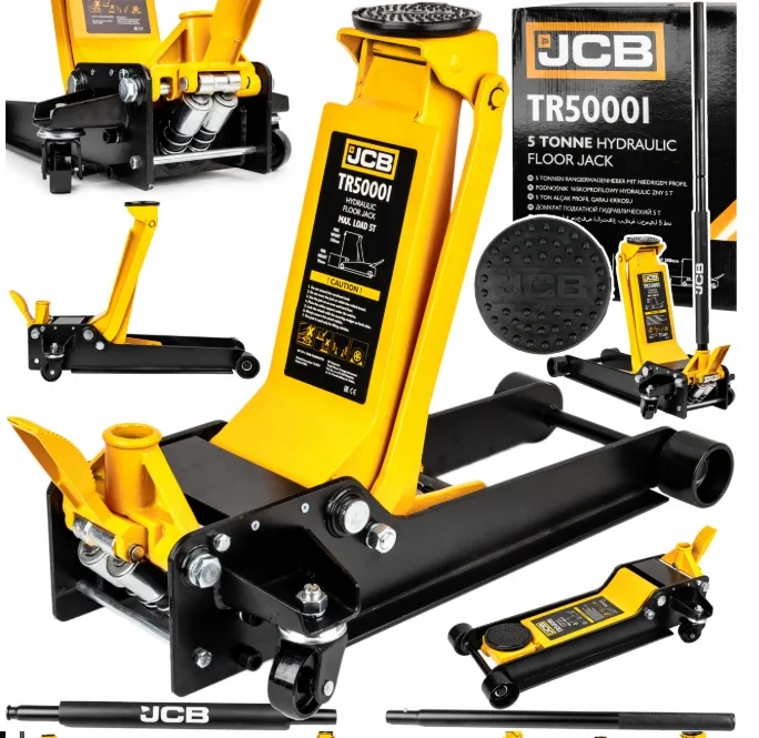 Podnośnik samochodowy niskoprofilowy lewarek hydrualiczny żaba 5 ton JCB