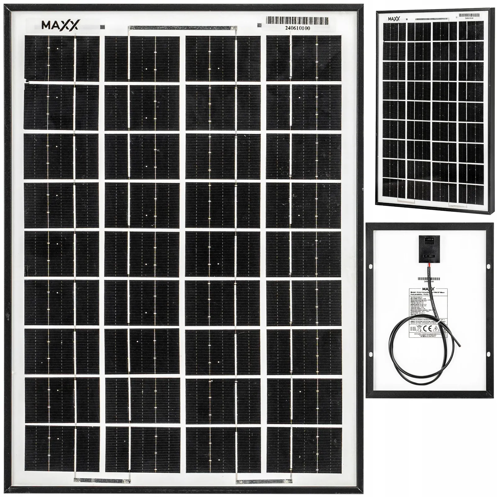 Panel solarny fotowoltaiczny monokrystaliczny bateria słoneczna 12V 10W 4SUN