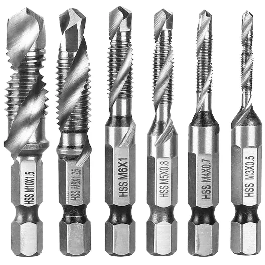 Wiertła gwintujące HSS M3 - M10 gwintowniki 6 el FALON-TECH