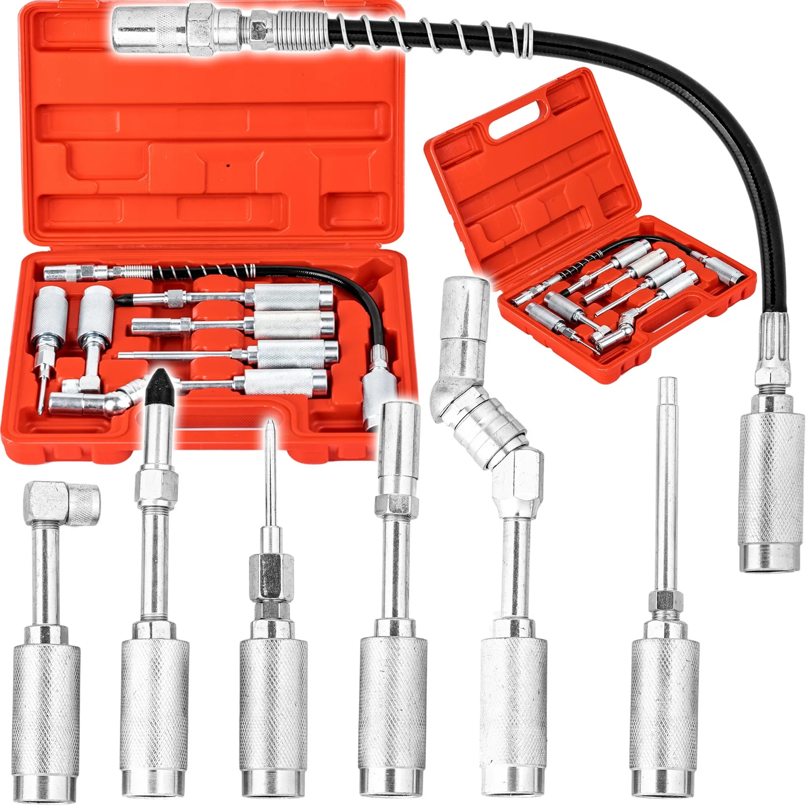 Zestaw adapterów do smarownicy tawotnicy kalamitki przedłużki 7el FALON-TECH