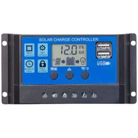 Regulator napięcia paneli ładowania solarnych PWM 12V/24V 30A LCD 4SUN