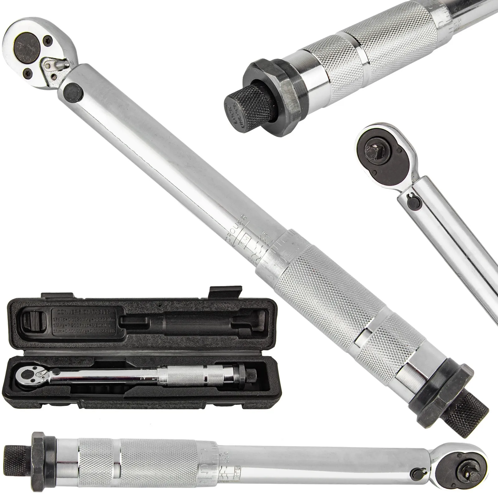 Klucz dynamometryczny 3/8 " 362mm 7-112Nm z blokadą FALON-TECH