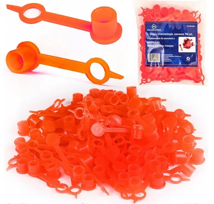 Osłonki korki zaślepki zatyczki do kalamitek kalamitki smarownicy 100 szt FALON-TECH