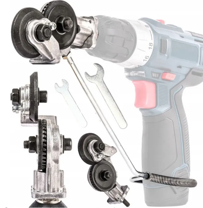 Adapter do cięcia blachy na wiertarkę przystawka nożyce 1,5 mm FALON-TECH