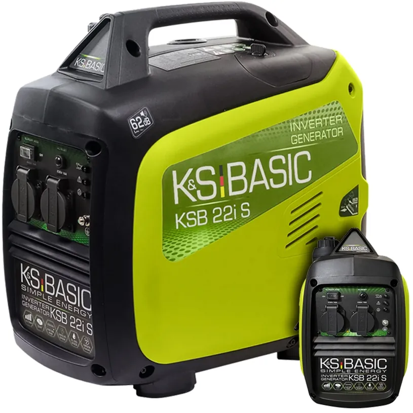 Agregat generator prądotwórczy benzynowy inwerterowy 2 kW cichy rozruch elektryczny KSB 22iES Könner & Söhnen KS
