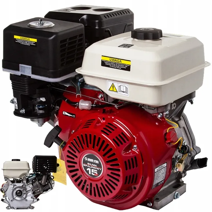 Silnik spalinowy GX390 wał 25mm 15KM rozrusznik do zagęszczarki pompy 15HP MAR-POL