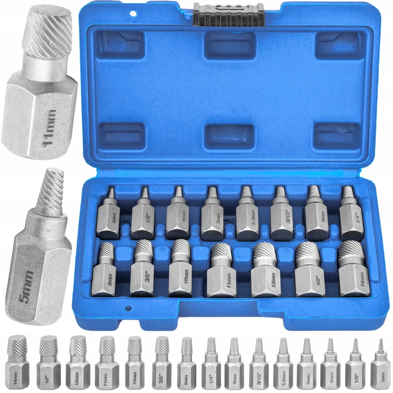 Wykrętaki do urwanych/zerwanych śrub 5 elementów FALON-TECH