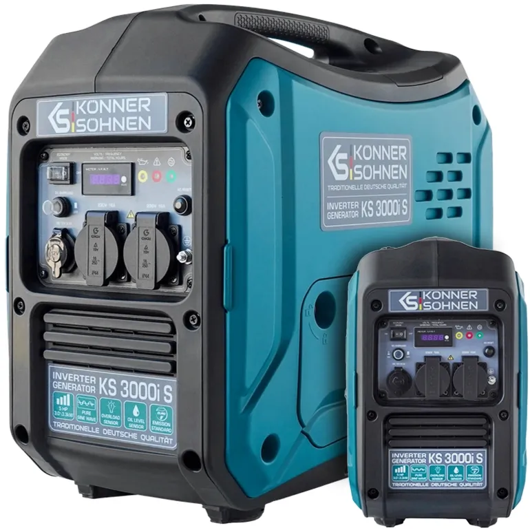 Agregat prądotwórczy generator prądu inwerterowy tryb ekonomiczny 3000 IS Könner & Söhnen KS