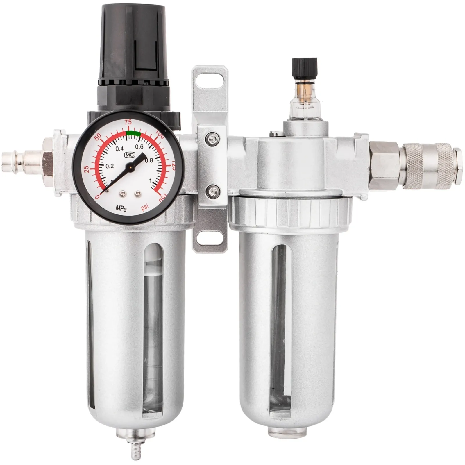 Odwadniacz filtr powietrza reduktor naolejacz do sprężarki kompresora 1/2" GEKO