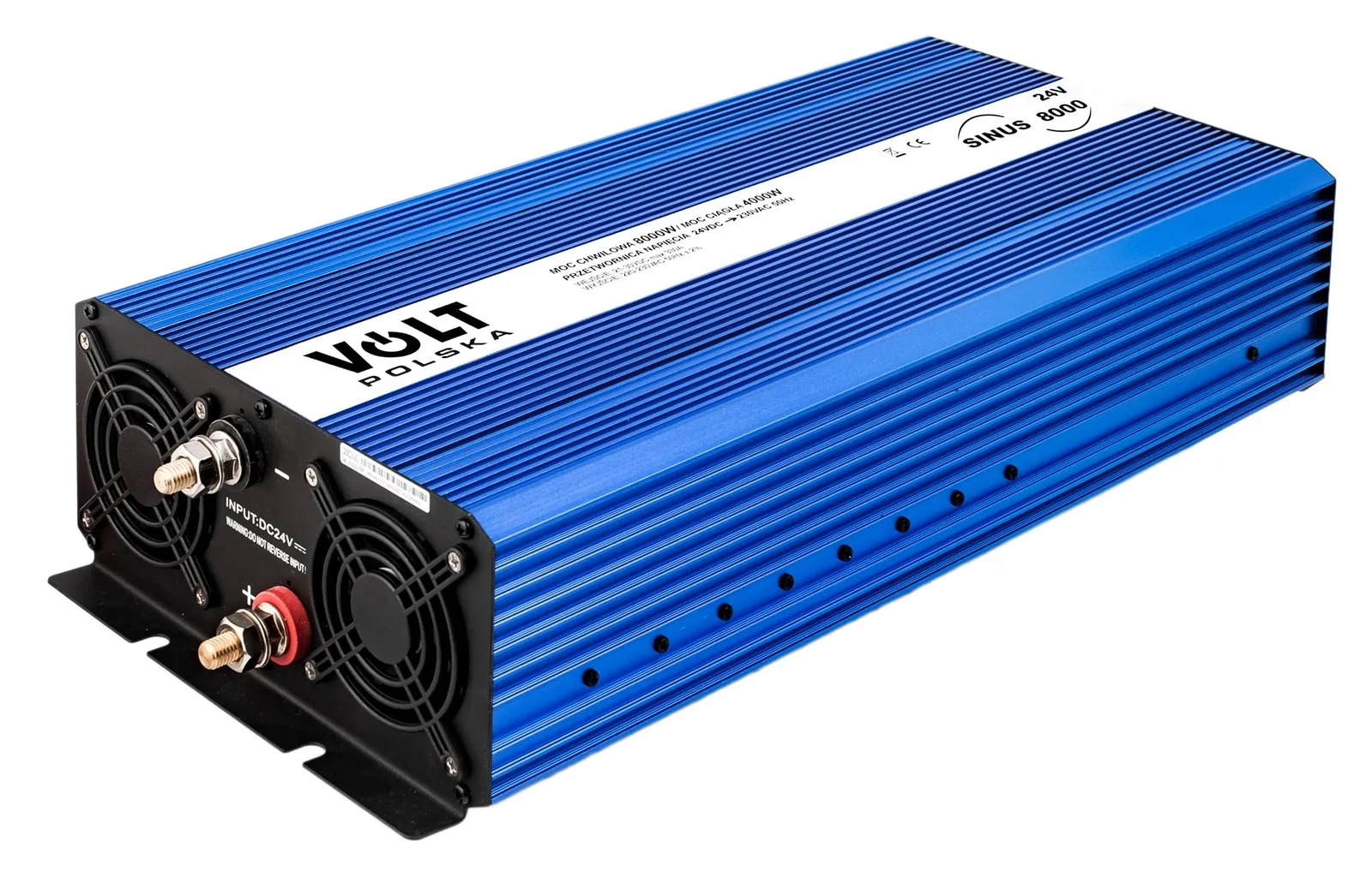 Przetwornica SINUS-4000/8000W (24V/230V) LCD ECO VOLT POLSKA