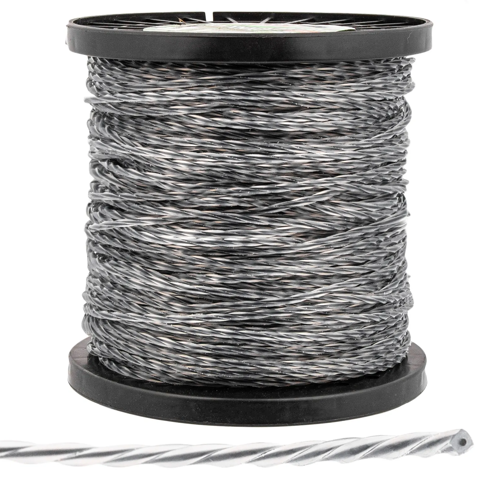 Żyłka tnąca do kosy i podkaszarki wzmocniona drutem karbowana 2.4mm 100m