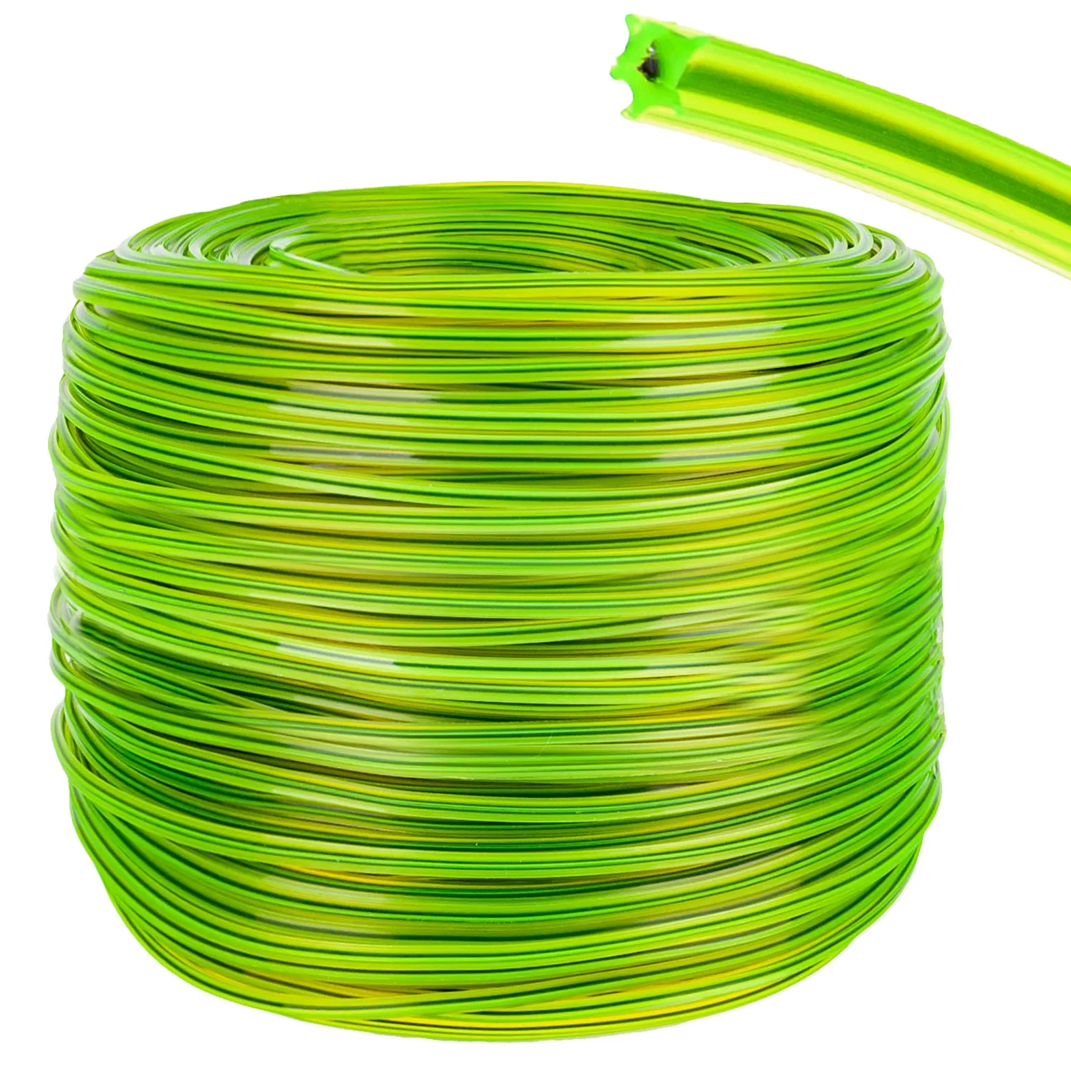 Żyłka tnąca do kosy i podkaszarki wzmocniona drutem 2.4mm 100m