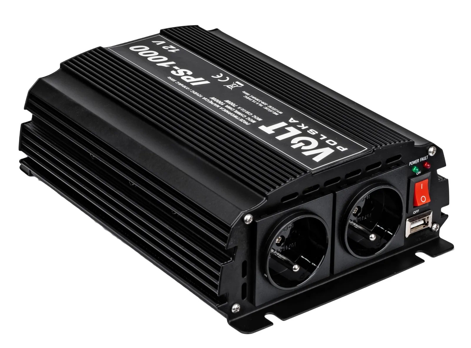 Przetwornica napięcia prądu IPS-700/1000 (12V/230V/1000W) VOLT POLSKA