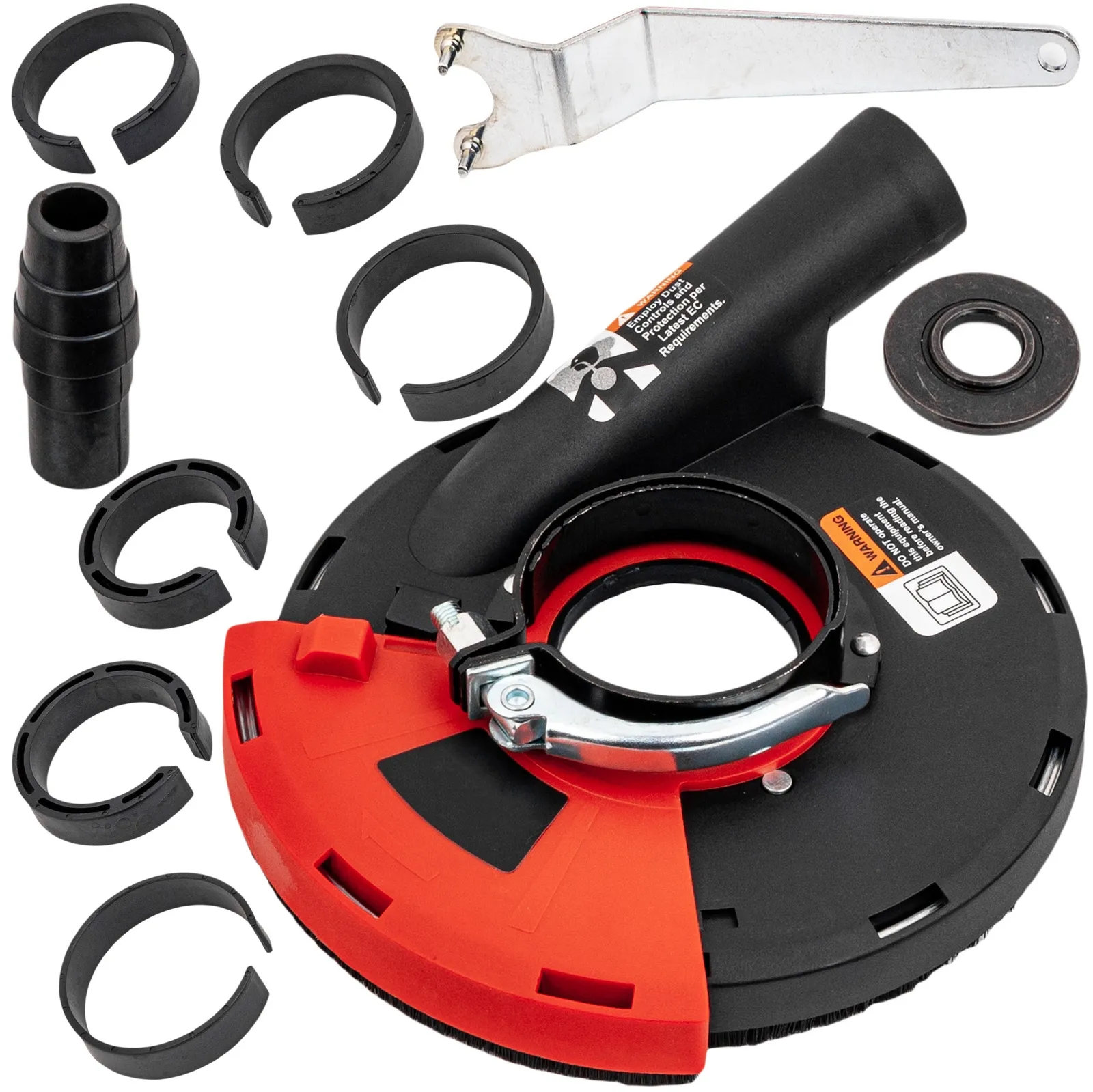 Osłona przeciwpyłowa odsysająca do szlifierki 180-230 mm FALON-TECH