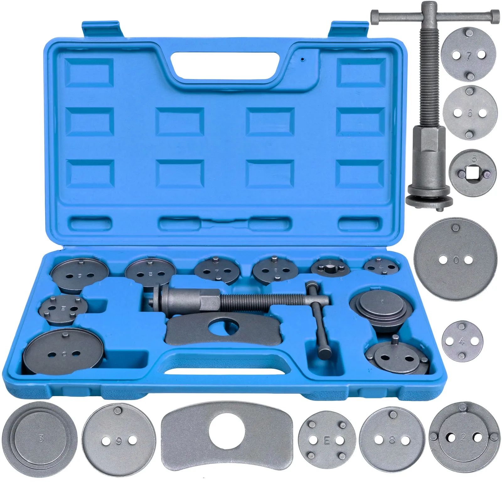 Zestaw do wyciskania tłoczków hamulcowych 12 elementów FALON-TECH