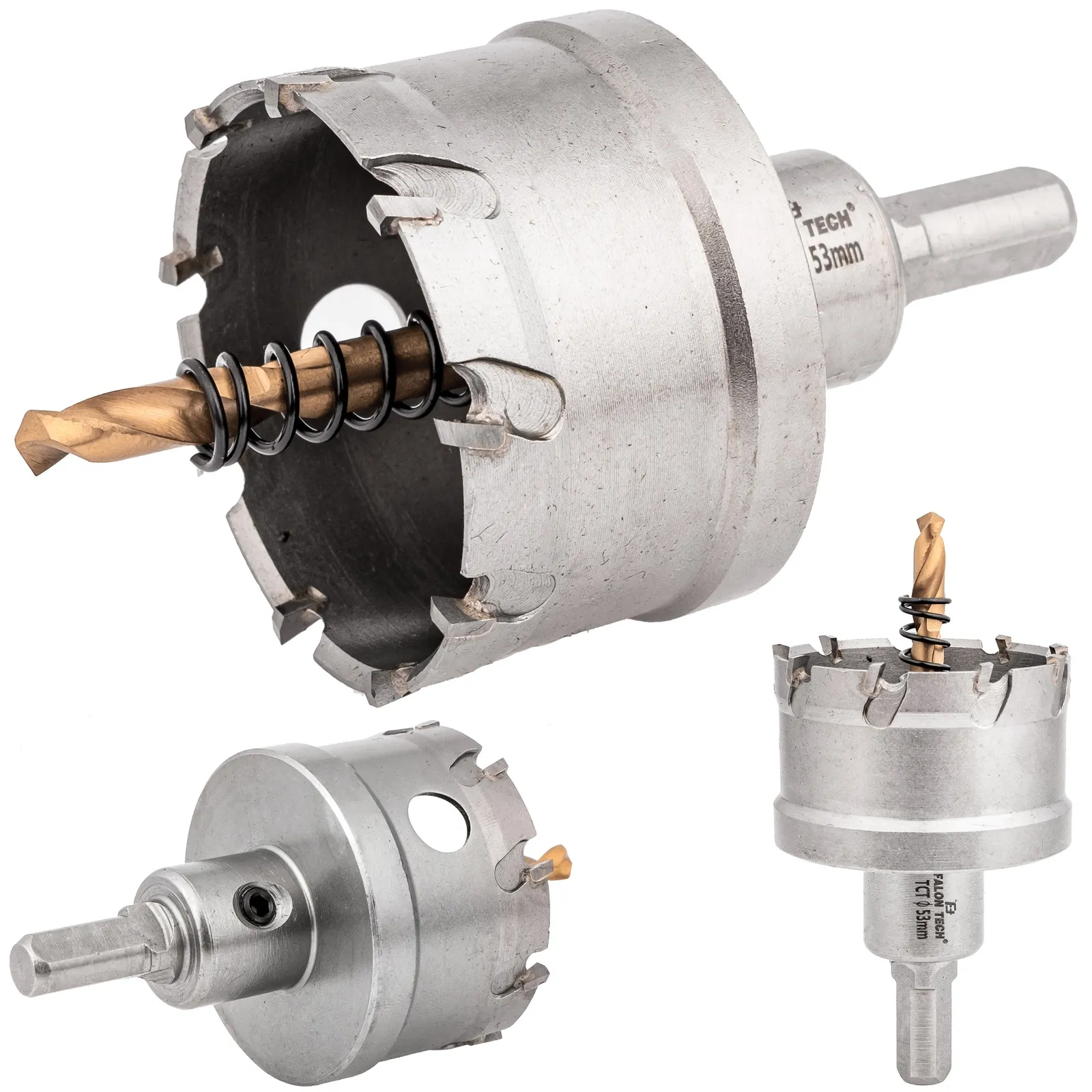 Otwornica widiowa z wiertłem 53mm FALON-TECH